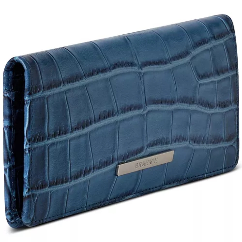 Brahmin Sky Blue Leather Wallet NWT - Picture 2 of 9